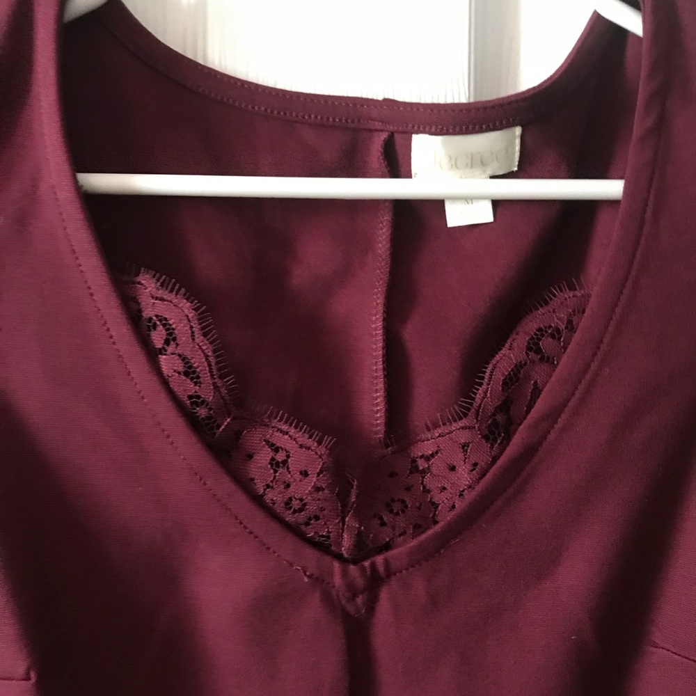 Beautiful Pinot Noir color cocktail Dress Size M
